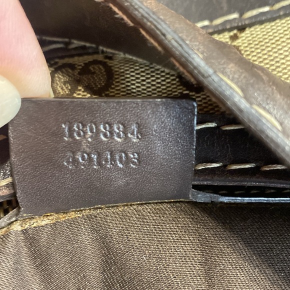 Gucci Queen Medium Hobo Handbag GG Brown Monogram Canvas/Leather - Picture 11 of 14